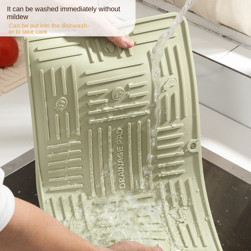 Kitchen Gadgets Cool - Silicone Drain Pad Anti-scalding Heat Insulation