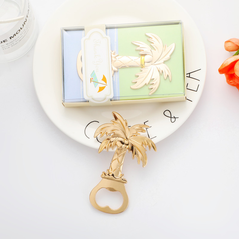 Small Kitchen Gadgets Gifts - Creative Coconut Tree Bottle Opener Wedding