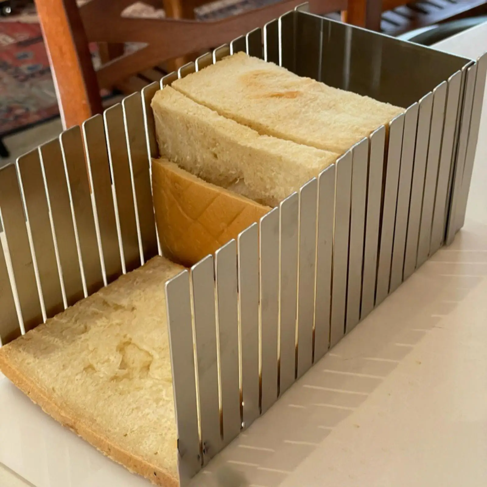 Kitchen Gadgets Guide - Stainless Steel Bread Slicer Kitchen Gadget