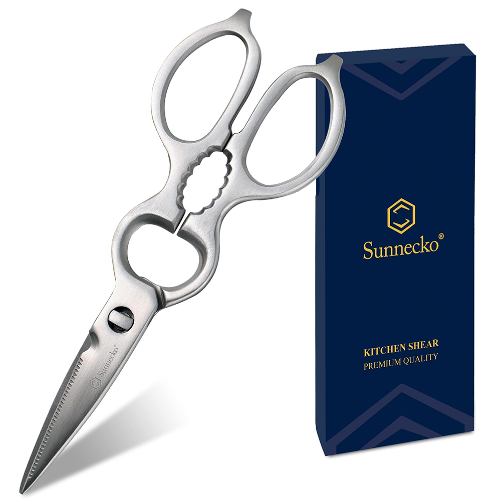 Kitchen Gadgets Cool - Sunnecko Stainless Steel Kitchen Scissors Ultra