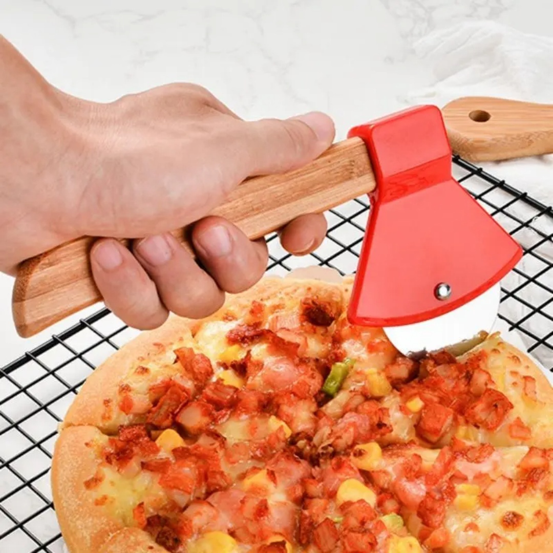 Funny & Cool Axe Pizza Cutter  - Kitchen Gadgets For Dad recension och pris