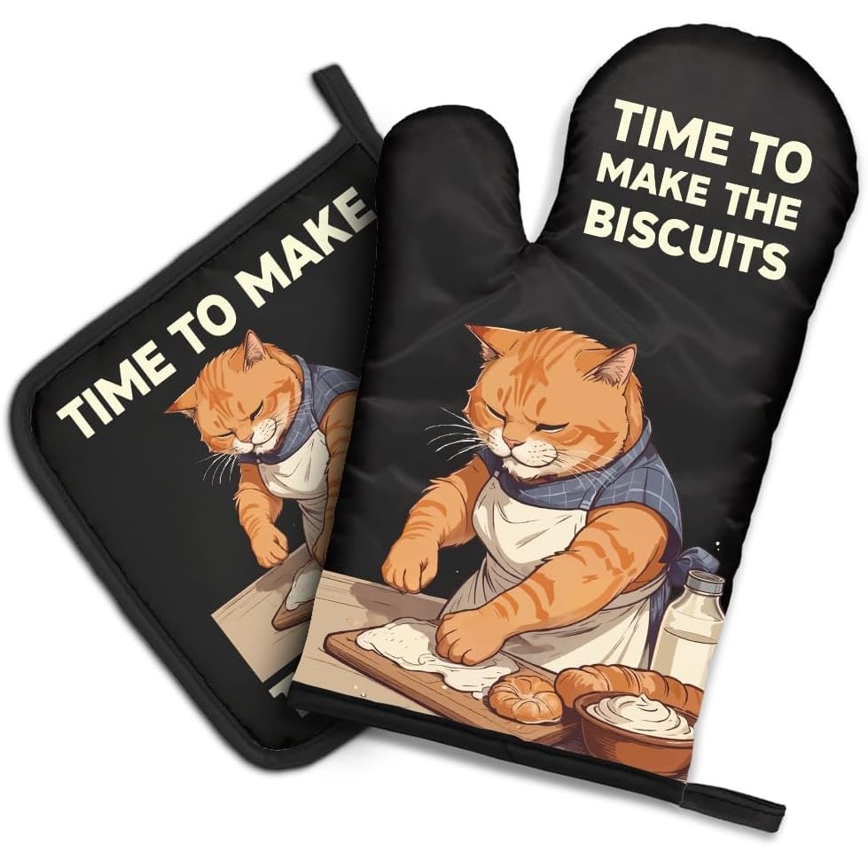 The Biscuits Funny Cat Oven Mi - Kitchen Gadgets For Dad recension och pris