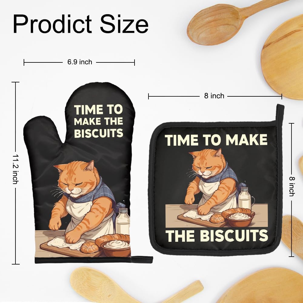 The Biscuits Funny Cat Oven Mi - Kitchen Gadgets For Dad recension och pris