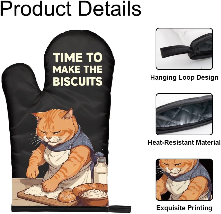 The Biscuits Funny Cat Oven Mi - Kitchen Gadgets For Dad recension och pris