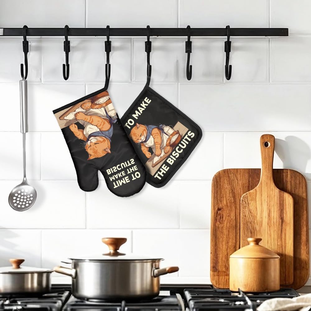 The Biscuits Funny Cat Oven Mi - Kitchen Gadgets For Dad recension och pris