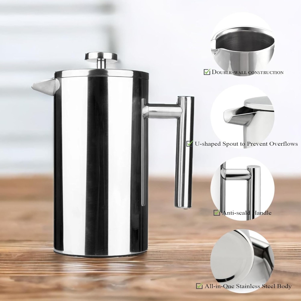 French Press Coffee Maker, 304 - French Press Coffee Maker recension och pris