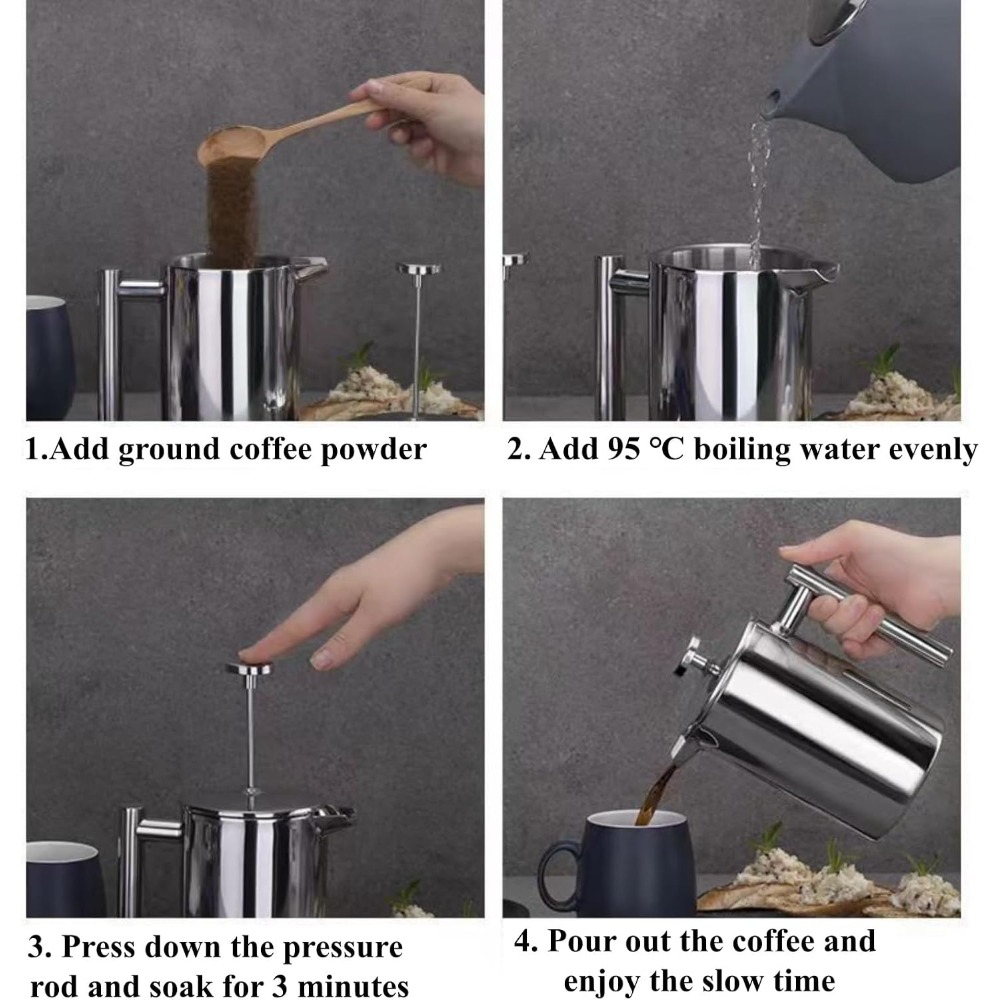 French Press Coffee Maker, 304 - French Press Coffee Maker recension och pris
