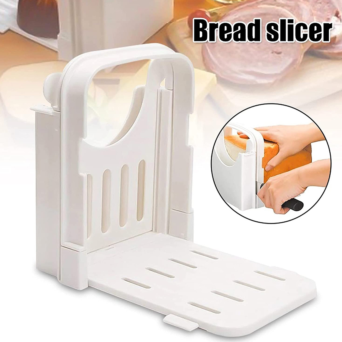 Toast Slicer Tool Foldable Bre - Kitchen Gadgets Guide recension och pris