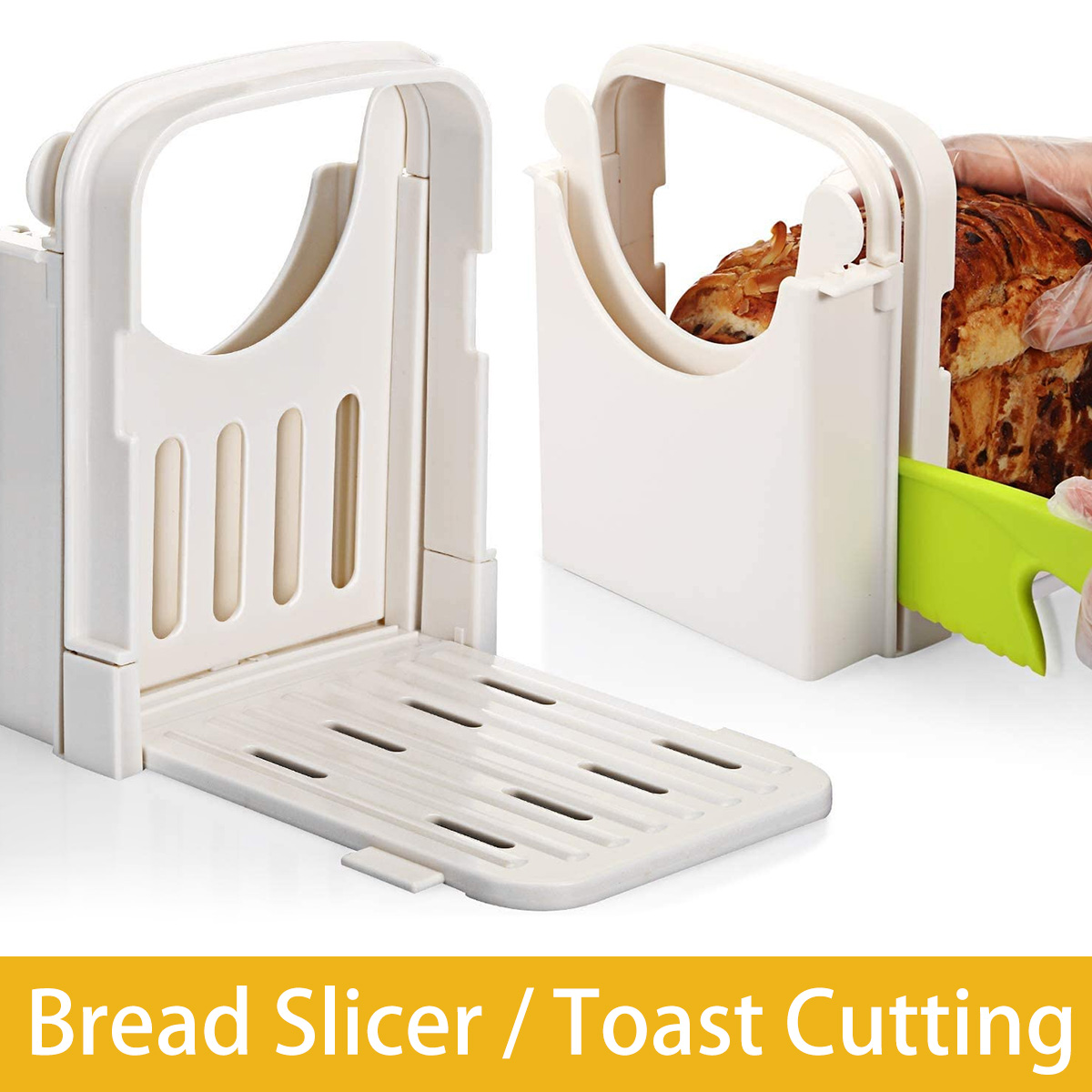 Toast Slicer Tool Foldable Bre - Kitchen Gadgets Guide recension och pris