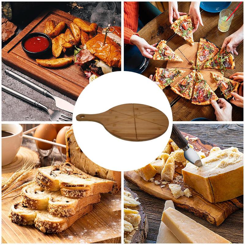 Pizza Cutting Board Wooden Rou - Kitchen Gadgets Guide recension och pris