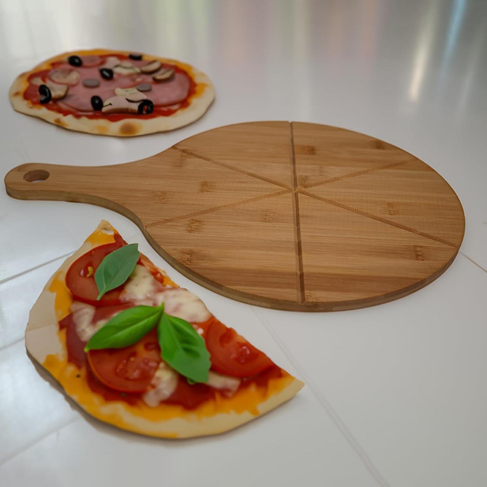Pizza Cutting Board Wooden Rou - Kitchen Gadgets Guide recension och pris
