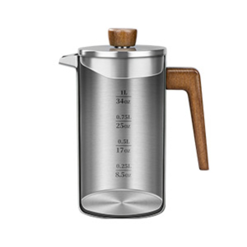 JUSTINLAU 1000ml Stainless Ste - French Press Coffee Maker recension och pris