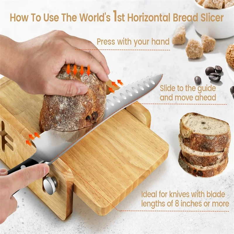 Bread Slicer Guide Horizontal  - Kitchen Gadgets Guide recension och pris