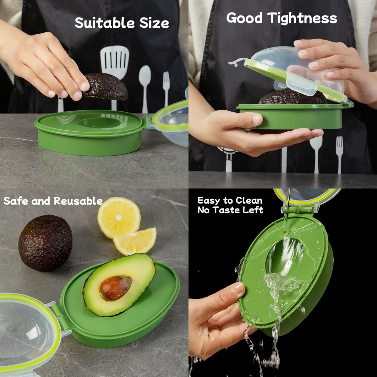 Avocado Storage Box Reusable C - Avocado Slicer Tool recension och pris