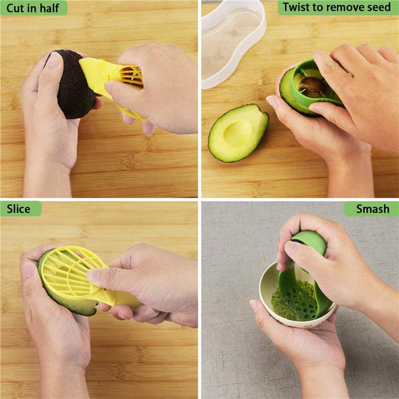 ABMO 2X 5-In-1 Avocado Slicer  - Avocado Slicer Tool recension och pris